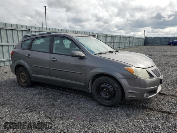2005 Pontiac Vibe with VIN 5Y2SL63875Z468542, listed as a Copart auction lot 68119624 with 299,999 mi miles and Salvage Title. Bid and sale history available at carsss.com. Image 4.