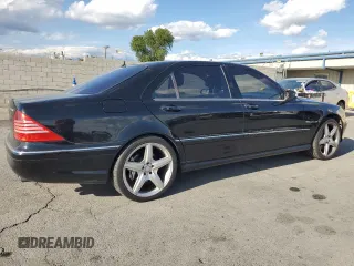 2004 Mercedes-Benz S 55 AMG with VIN WDBNG74J54A407159, listed as a Copart auction lot 51327975 with 129,074 mi miles and Salvage Title. Bid and sale history available at DreamBid. Image 3.