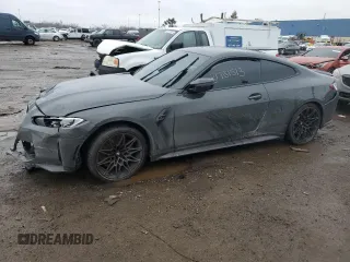 2024 BMW M4 Competition xDrive with VIN WBS43AZ05RCN59792, listed as a Copart auction lot 81781513 with 0 mi miles and Salvage Title. Bid and sale history available at carsss.com. Image 1.