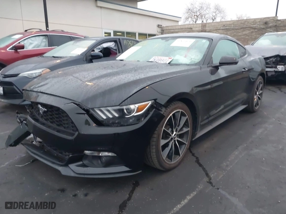 2015 Ford Mustang EcoBoost with VIN 1FA6P8TH0F5339297, listed as a IAAI auction lot 41871670 with 71,610 mi miles. Bid and sale history available at carsss.com. Image 17.
