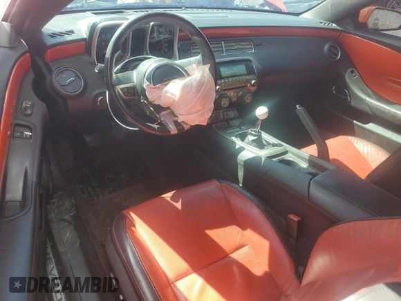 2011 Chevrolet Camaro 2SS with VIN 2G1FT1EW8B9115581, listed as a Copart auction lot 51953975 with 125,701 mi miles and Salvage Title. Bid and sale history available at DreamBid. Image 8.