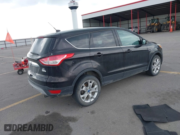 2013 Ford Escape SEL z VIN 1FMCU9H90DUC34965, wystawiony jako IAAI lot #42361165 z przebiegiem 177 387 mil mil oraz . Historia ofert i sprzedaży dostępna na DreamBid. Obrazek 4.