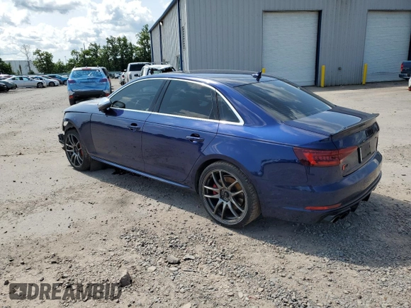 2018 Audi S4 Prestige with VIN WAUC4BF42JA018662, listed as a Copart auction lot 64103464 with 0 mi miles and Salvage Title. Bid and sale history available at carsss.com. Image 2.