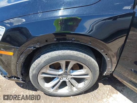 2016 Audi Q3 Premium Plus with VIN WA1BFCFS7GR002491, listed as a IAAI auction lot 42184078 with 161,186 mi miles and . Bid and sale history available at DreamBid. Image 17.