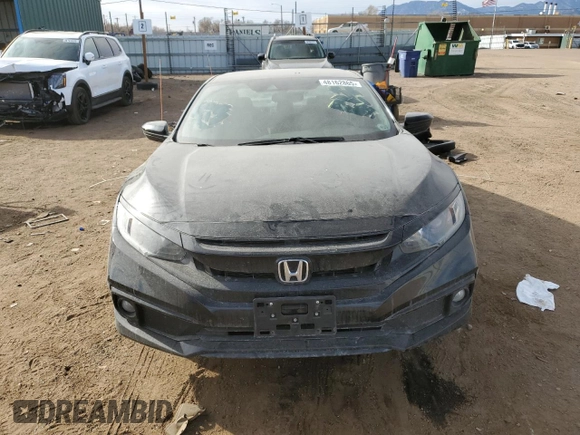 2020 Honda Civic Sedan Sport with VIN 19XFC2F85LE025126, listed as a Copart auction lot 48162865 with 32,053 mi miles and Salvage Title. Bid and sale history available at carsss.com. Image 5.