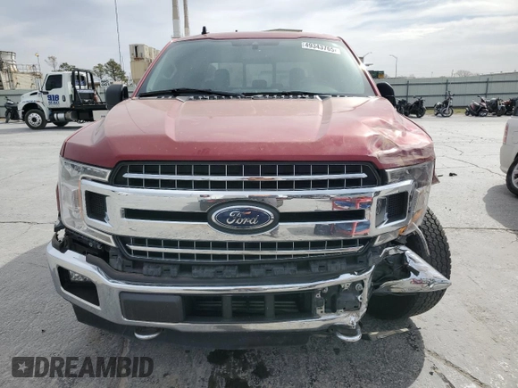 2019 Ford F-150 XL with VIN 1FTEW1E40KKD81460, listed as a Copart auction lot 49343765 with 86,167 mi miles and Salvage Title. Bid and sale history available at carsss.com. Image 5.