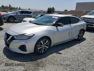2019 Nissan Maxima SV with VIN 1N4AA6AV6KC371122, listed as a Copart auction lot 58255525 with 74,565 mi miles and Salvage title. Bid and sale history available at DreamBid. Image 1.