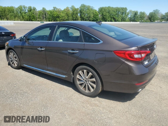 2016 Hyundai Sonata Sport with VIN 5NPE34AF7GH373850, listed as a Copart auction lot 54975115 with 160,303 mi miles and Clean Title. Bid and sale history available at DreamBid. Image 2.