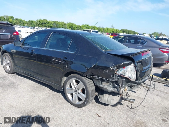 2012 Ford Fusion SPORT with VIN 3FAHP0KC7CR449210, listed as a IAAI auction lot 41722058 with 153,834 mi miles. Bid and sale history available at carsss.com. Image 3.