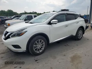2018 Nissan Murano SV with VIN 5N1AZ2MH9JN184408, listed as a Copart auction lot 59600785 with 56,107 mi miles and Salvage title. Bid and sale history available at DreamBid. Image 1.