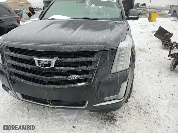 2015 Cadillac Escalade Luxury with VIN 1GYS4MKJXFR693023, listed as a Copart auction lot 45357655 with 98,354 mi miles and Salvage Title. Bid and sale history available at carsss.com. Image 12.
