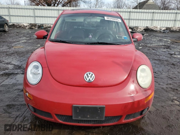 2006 Volkswagen Beetle with VIN 3VWSG31C76M407539, listed as a Copart auction lot 46348895 with 115,038 mi miles and Salvage Title. Bid and sale history available at DreamBid. Image 5.