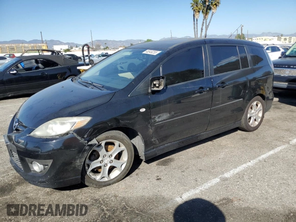 2009 Mazda 5 Touring with VIN JM1CR29L590344447, listed as a Copart auction lot 46549255 with 191,568 mi miles and Salvage Title. Bid and sale history available at carsss.com. Image 1.