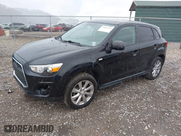 2015 Mitsubishi Outlander Sport 2.4 ES with VIN 4A4AR3AW8FE035324, listed as a IAAI auction lot 41802235 with 161,600 mi miles. Bid and sale history available at carsss.com. Image 2.