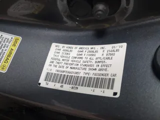 2010 Acura TL Technology z VIN 19UUA8F53AA010857, wystawiony jako IAAI lot #42242723 z przebiegiem 232 866 mil mil oraz . Historia ofert i sprzedaży dostępna na DreamBid. Obrazek 9.