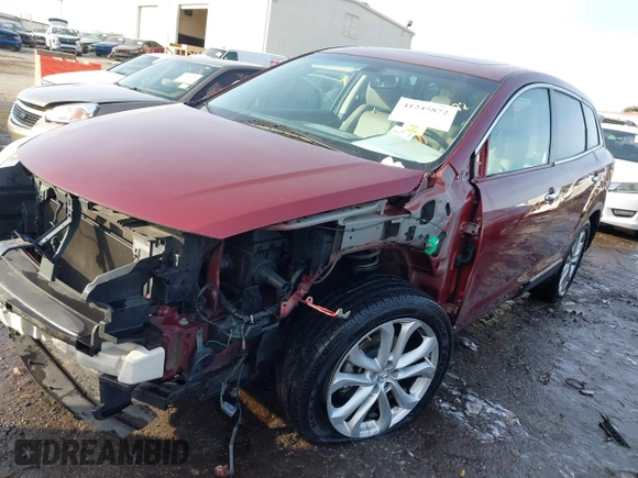 2012 Mazda CX-9 Grand Touring with VIN JM3TB3DV8C0335114, listed as a IAAI auction lot 41245872 with 148,522 mi miles. Bid and sale history available at carsss.com. Image 2.
