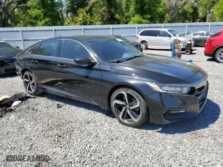 2018 Honda Accord Sedan Sport 1.5T with VIN 1HGCV1F35JA150365, listed as a Copart auction lot 50226995 with 160,584 mi miles and Salvage Title. Bid and sale history available at carsss.com. Image 4.