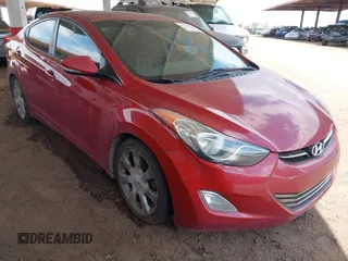 2013 Hyundai Elantra GLS with VIN KMHDH4AE6DU508253, listed as a IAAI auction lot 42208199 with 175,987 mi miles and . Bid and sale history available at DreamBid. Image 1.