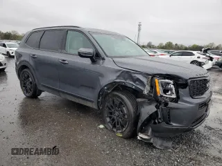 2022 Kia Telluride EX with VIN 5XYP3DHC2NG255732, listed as a Copart auction lot 52604795 with 32,117 mi miles and Salvage title. Bid and sale history available at DreamBid. Image 4.