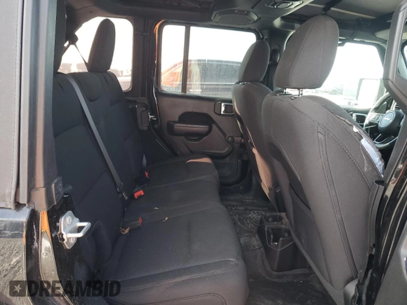 2023 Jeep Wrangler Sport with VIN 1C4HJXDN7PW530536, listed as a Copart auction lot 69664634 with 16,816 mi miles and Salvage Title. Bid and sale history available at DreamBid. Image 10.
