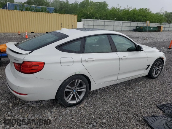2015 BMW 3 Series 328i Gran Turismo xDrive z VIN WBA8Z5C50FGS36593, wystawiony jako Copart lot #56866095 z przebiegiem 97 073 mil mil oraz Szkoda całkowita • Salvage title. Historia ofert i sprzedaży dostępna na DreamBid. Obrazek 3.