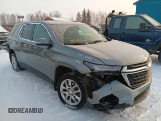 2023 Chevrolet Traverse LS with VIN 1GNEVFKW1PJ201929, listed as a Copart auction lot 42561545 with 56,165 mi miles and Salvage Title. Bid and sale history available at carsss.com. Image 4.
