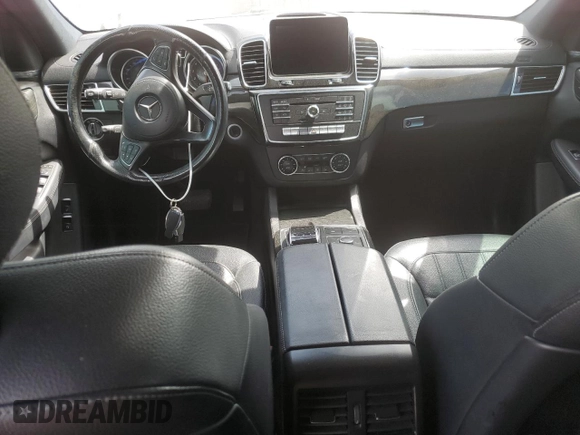 2017 Mercedes-Benz GLS 450 with VIN 4JGDF6EE7HA878856, listed as a Copart auction lot 57092975 with 126,965 mi miles and Clean title. Bid and sale history available at DreamBid. Image 8.