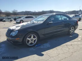2004 Mercedes-Benz CLK-Class 5.0L with VIN WDBTJ75J74F107438, listed as a Copart auction lot 46294475 with 149,566 mi miles and Clean Title. Bid and sale history available at carsss.com. Image 1.