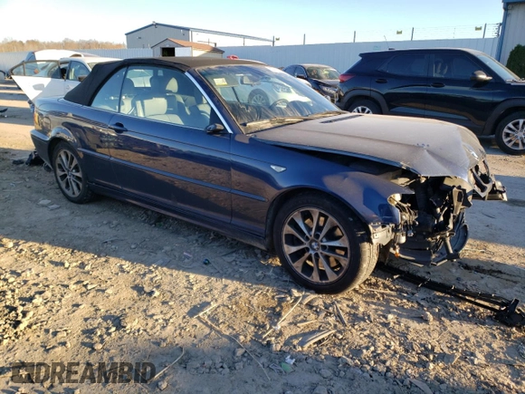 2005 BMW 3 Series 330Ci with VIN WBABW53415PL51093, listed as a Copart auction lot 83317944 with 137,949 mi miles and Non Repairable. Bid and sale history available at carsss.com. Image 4.