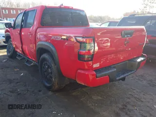 2024 Nissan Frontier SV with VIN 1N6ED1EK6RN609634, listed as a IAAI auction lot 41187993 with 21,034 mi miles and . Bid and sale history available at DreamBid. Image 3.