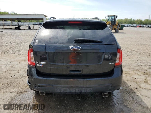 2014 Ford Edge SEL with VIN 2FMDK3JC5EBB86674, listed as a Copart auction lot 52194425 with 123,833 mi miles and Salvage Title. Bid and sale history available at carsss.com. Image 6.