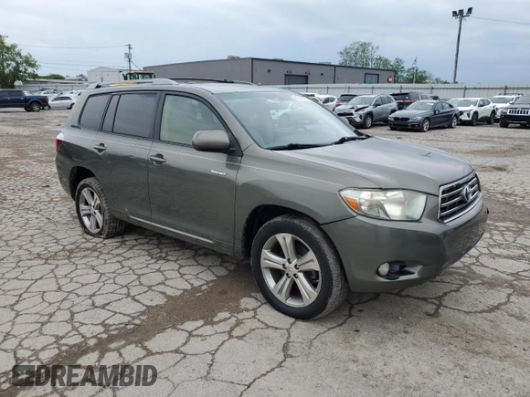 2009 Toyota Highlander Sport z VIN JTEES43A792137929, wystawiony jako Copart lot #57328775 z przebiegiem 205 297 mil mil oraz Czysty tytuł • Clean title. Historia ofert i sprzedaży dostępna na DreamBid. Obrazek 4.