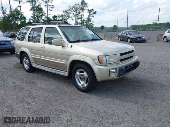 2000 Infiniti QX4 with VIN JNRAR07Y8YW081943, listed as a IAAI auction lot 41996017 with 191,201 mi miles and . Bid and sale history available at DreamBid. Image 1.