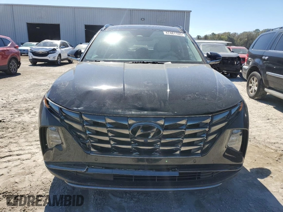 2022 Hyundai Tucson Limited with VIN 5NMJE3AEXNH143921, listed as a Copart auction lot 47481165 with 27,347 mi miles and Non Repairable. Bid and sale history available at carsss.com. Image 5.