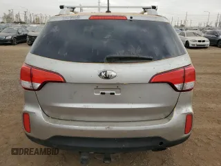 2014 Kia Sorento LX with VIN 5XYKT4A79EG525448, listed as a Copart auction lot 87091004 with 176,854 mi miles and Clean Title. Bid and sale history available at carsss.com. Image 6.