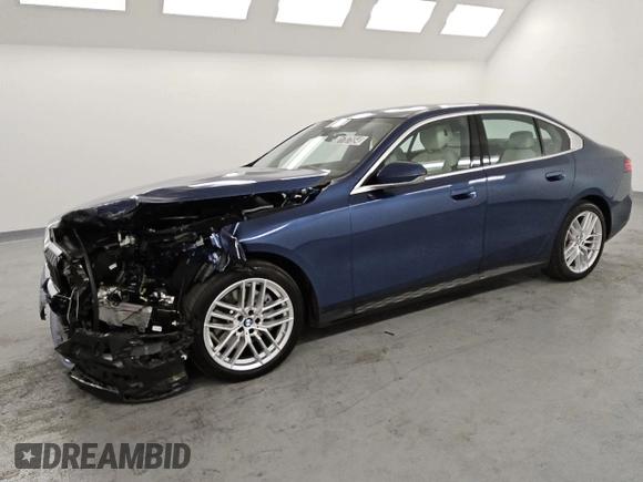 2024 BMW 5 Series 530i with VIN WBA43FJ05RCP84503, listed as a Copart auction lot 81787554 with 20,200 mi miles and Clean Title. Bid and sale history available at carsss.com. Image 1.