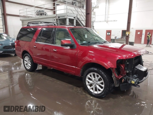 2016 Ford Expedition Max Limited z VIN 1FMJK2ATXGEF07967, wystawiony jako IAAI lot #41835585 z przebiegiem 83 928 mil mil oraz . Historia ofert i sprzedaży dostępna na DreamBid. Obrazek 1.