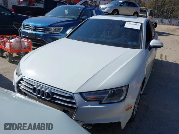 2017 Audi A4 Season of Audi ultra Premium with VIN WAUKMAF46HN050460, listed as a IAAI auction lot 41564088 with 126,988 mi miles. Bid and sale history available at carsss.com. Image 13.