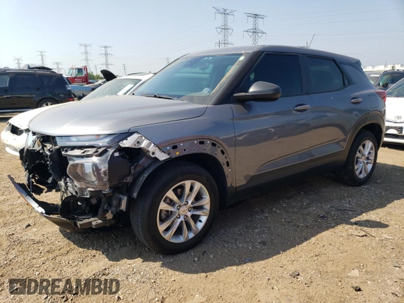 2021 Chevrolet TrailBlazer LS with VIN KL79MMS26MB006118, listed as a Copart auction lot 65100793 with 25,295 mi miles. Bid and sale history available at carsss.com. Image 1.