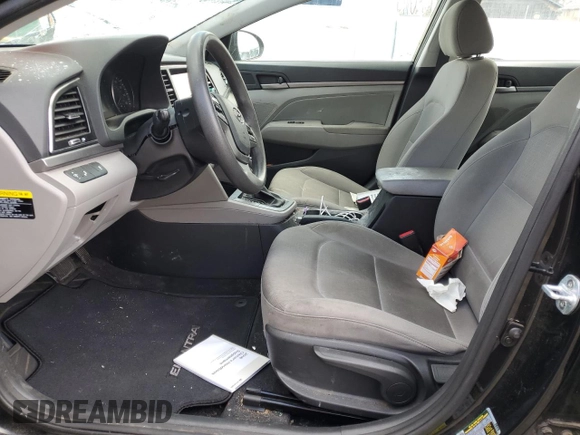2018 Hyundai Elantra SEL with VIN 5NPD84LF6JH397266, listed as a Copart auction lot 54344385 with 51,536 mi miles and Non Repairable. Bid and sale history available at DreamBid. Image 7.