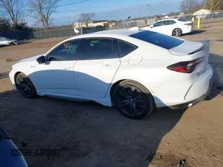 2021 Acura TLX w/A-Spec Package with VIN 19UUB6F50MA007713, listed as a IAAI auction lot 41864738 with 52,270 mi miles. Bid and sale history available at carsss.com. Image 14.