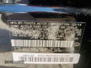 2014 Lexus IS 250 with VIN JTHBF1D21E5033364, listed as a Copart auction lot 61505885 with 96,171 mi miles and Salvage title. Bid and sale history available at DreamBid. Image 12.