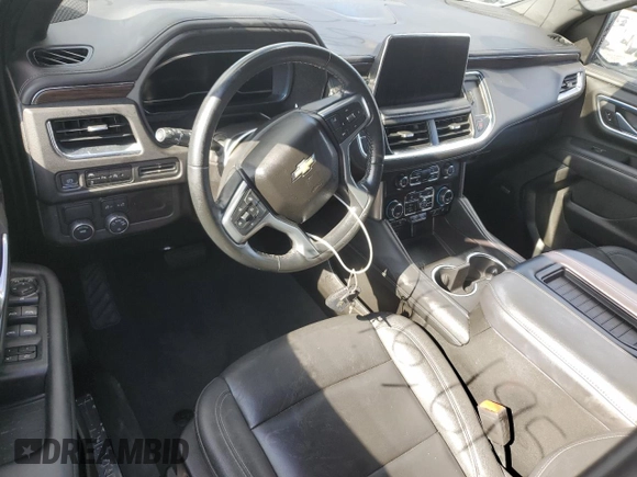 2023 Chevrolet Suburban LT with VIN 1GNSCCKD2PR195582, listed as a Copart auction lot 84453924 with 46,695 mi miles and Salvage title. Bid and sale history available at DreamBid. Image 8.