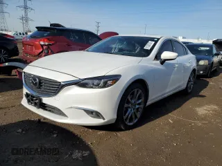 2016 Mazda Mazda6 i Grand Touring with VIN JM1GJ1W57G1422162, listed as a Copart auction lot 51305765 with 75,441 mi miles and Salvage Title. Bid and sale history available at carsss.com. Image 1.