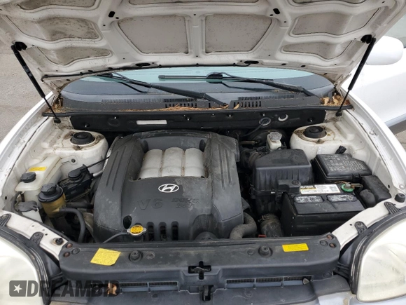 2006 Hyundai Santa Fe GLS z VIN KM8SC73D96U038444, wystawiony jako Copart lot #57322045 z przebiegiem 70 337 mil mil oraz Szkoda całkowita • Salvage title. Historia ofert i sprzedaży dostępna na DreamBid. Obrazek 12.