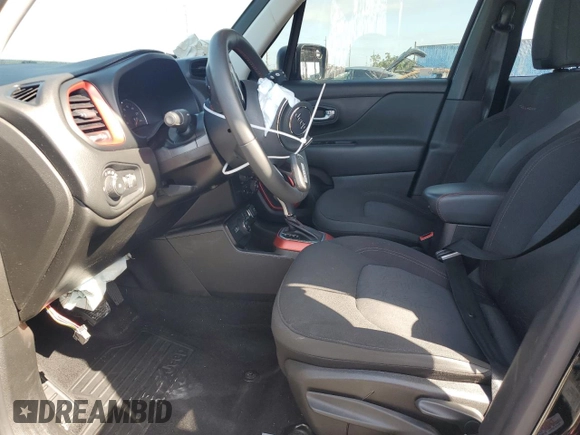 2020 Jeep Renegade Trailhawk z VIN ZACNJBC18LPM03643, wystawiony jako Copart lot #52447165 z przebiegiem 61 523 mil mil oraz Nie do naprawy • Non repairable. Historia ofert i sprzedaży dostępna na DreamBid. Obrazek 7.