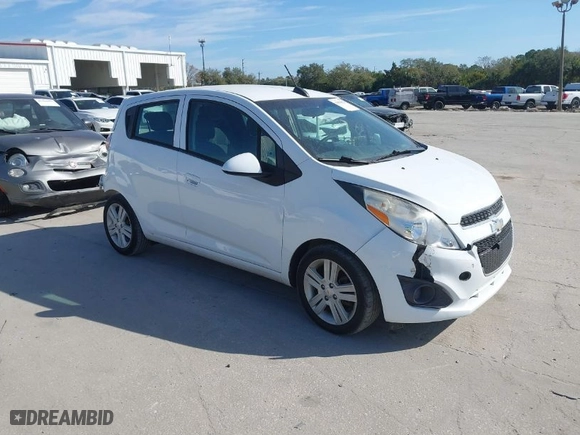 2015 Chevrolet Spark LT with VIN KL8CD6S92FC745185, listed as a IAAI auction lot 41504821 with 53,771 mi miles. Bid and sale history available at carsss.com. Image 1.