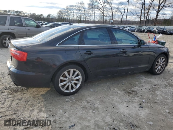 2014 Audi A6 Premium Plus with VIN WAUDFAFC2EN092291, listed as a Copart auction lot 46978435 with 176,555 mi miles and Salvage title. Bid and sale history available at DreamBid. Image 3.