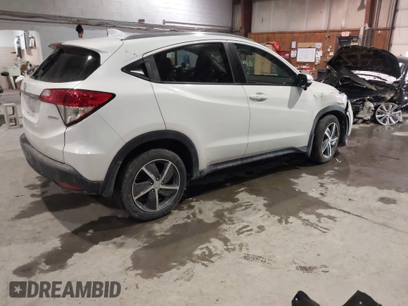 2022 Honda HR-V EX with VIN 3CZRU6H51NM729041, listed as a IAAI auction lot 41196201 with 61,407 mi miles. Bid and sale history available at carsss.com. Image 4.