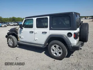 2021 Jeep Wrangler Unlimited Sport with VIN 1C4HJXKN0MW658440, listed as a Copart auction lot 52641025 with Not provided miles and Salvage title. Bid and sale history available at DreamBid. Image 2.